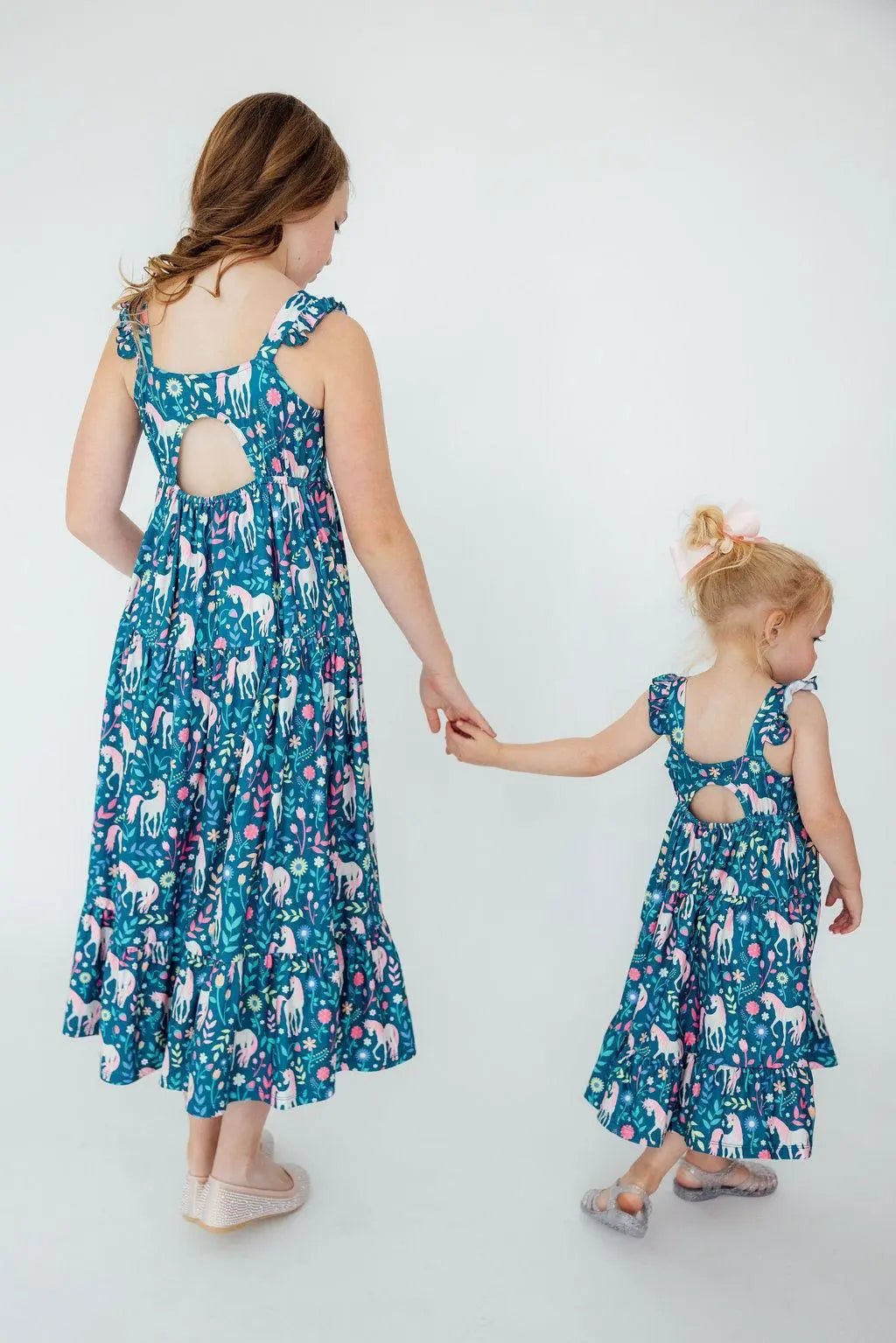 Mila & Rose ® Wish Upon a Unicorn Ruffle Maxi Dress - 
