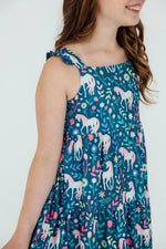 Mila & Rose ® Wish Upon a Unicorn Ruffle Maxi Dress - 