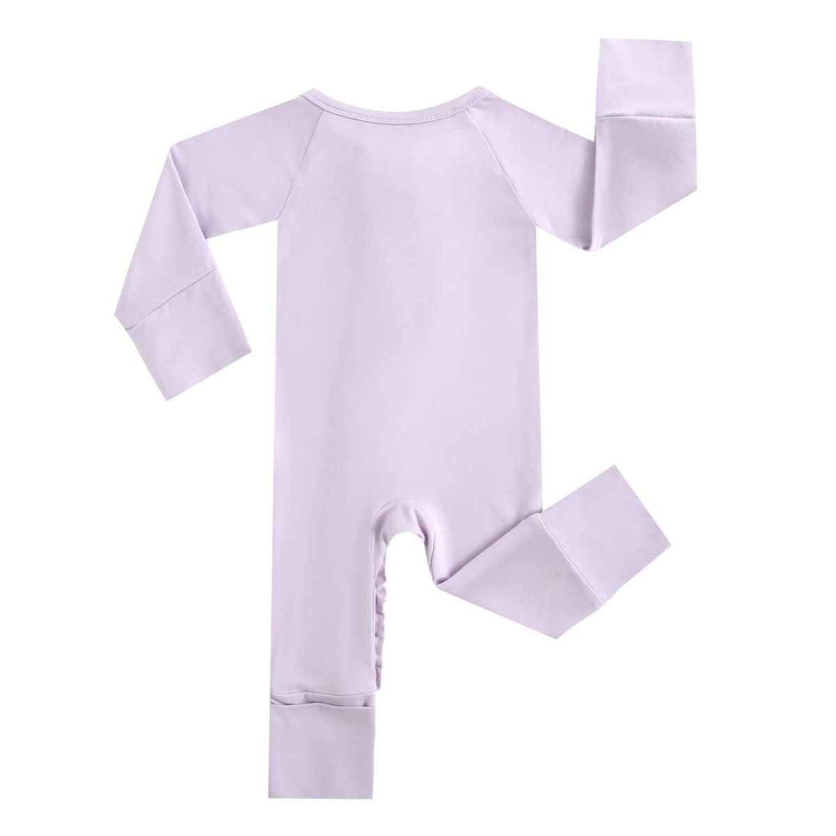 Luxie Charm Wisteria Ruffled Zippered Baby Romper - Everetts Place Boutique - 