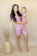 Little Joy Co. Womens Bamboo Ribbed Pajama Top and Bottom Separates - Everetts Place Boutique - 