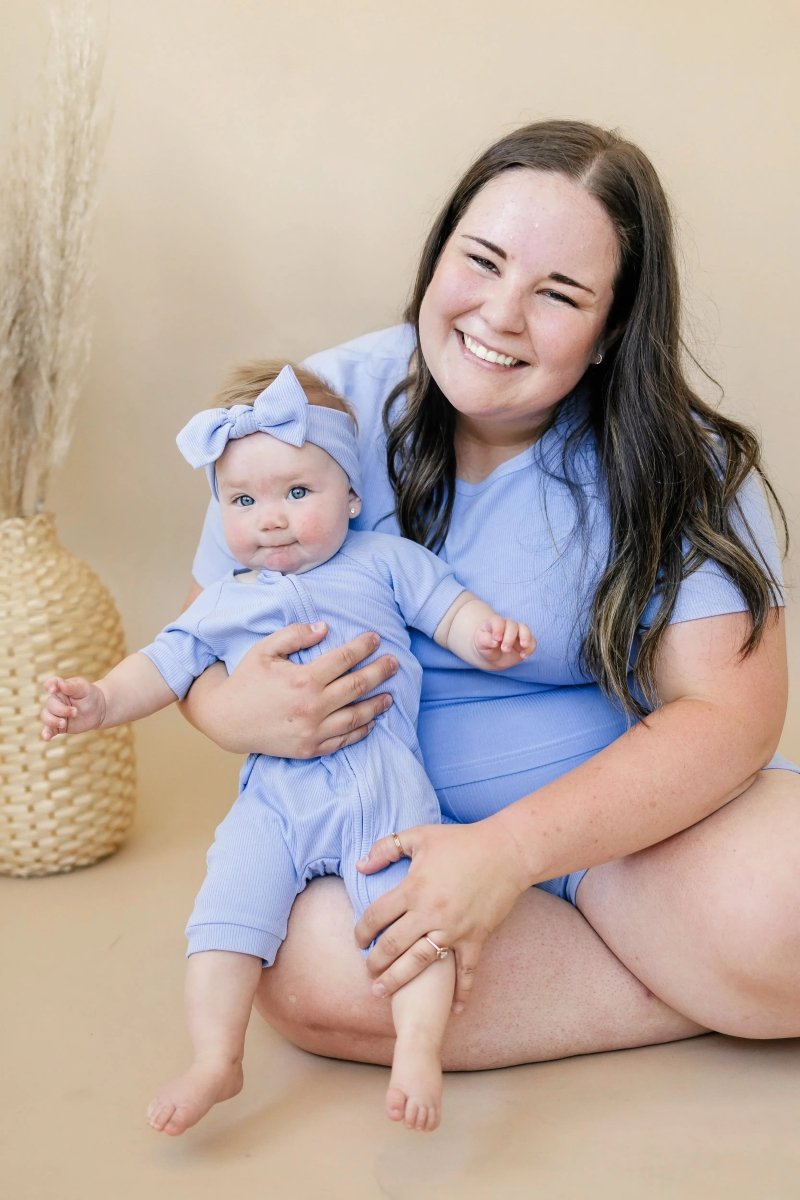 Little Joy Co. Womens Bamboo Ribbed Pajama Top and Bottom Separates - Everetts Place Boutique - 