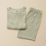 Little Joy Co. Womens Bamboo Ribbed Pajama Top and Bottom Separates - Everetts Place Boutique - 