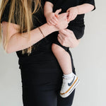 Little Joy Co. Women's Bamboo Tee and Bike Shorts Set Separates Soft - Everetts Place Boutique - 