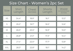 Little Joy Co. Women's Bamboo Tee and Bike Shorts Set Separates Soft - Everetts Place Boutique - 