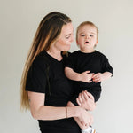Little Joy Co. Women's Bamboo Tee and Bike Shorts Set Separates Soft - Everetts Place Boutique - 