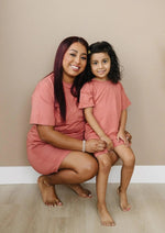 Little Joy Co. Women's Bamboo Tee and Bike Shorts Set Separates Soft - Everetts Place Boutique - 