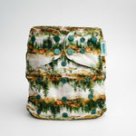 Nature: Essentials Pocket Cloth Diaper with Athletic Wicking Jersey, Grows with your Baby - Everetts Place Boutique - Pocket Diaper
