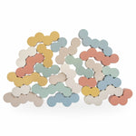 Mushie Wooden Balance Blocks for Creative Play and Fine Motor Skill Development - 