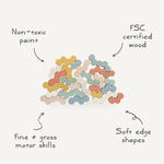 Mushie Wooden Balance Blocks - 