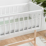 Comfy Cubs Wooden Bedside Bassinet Sleeper - 