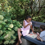 Mushie Wooden Farm Puzzle for Kids with Eight Barnyard Animal Pieces and Non - Toxic Paint - 