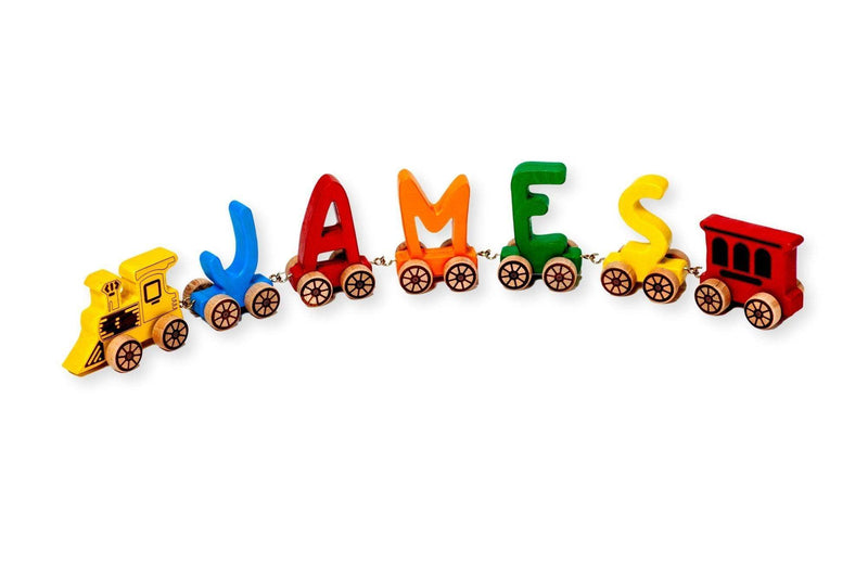 Wooden Letter Train Puzzle for Kids - Everetts Place: Online Boutique - Furniture