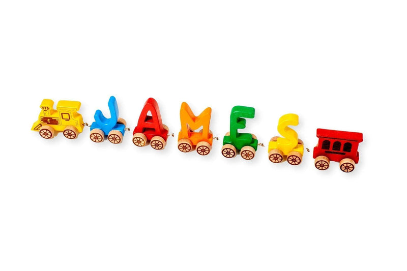 Wooden Letter Train Puzzle for Kids - Everetts Place: Online Boutique - Furniture