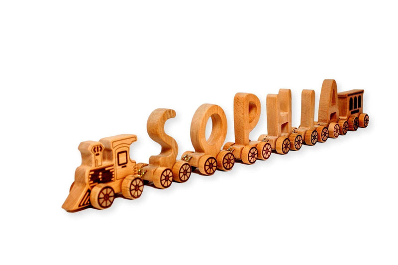 Wooden Letter Train Puzzle for Kids - Everetts Place: Online Boutique - Furniture