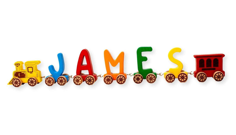 Wooden Letter Train Puzzle for Kids - Everetts Place: Online Boutique - Furniture