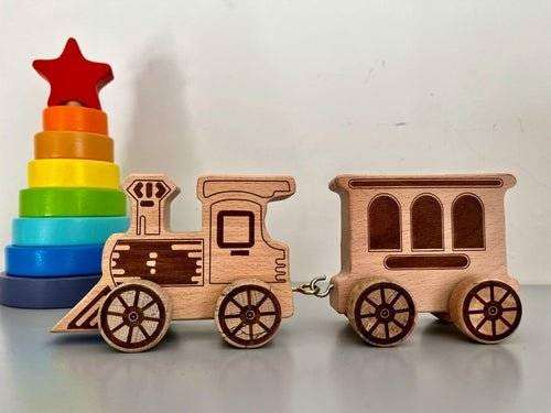 Wooden Letter Train Puzzle for Kids - Everetts Place: Online Boutique - Furniture