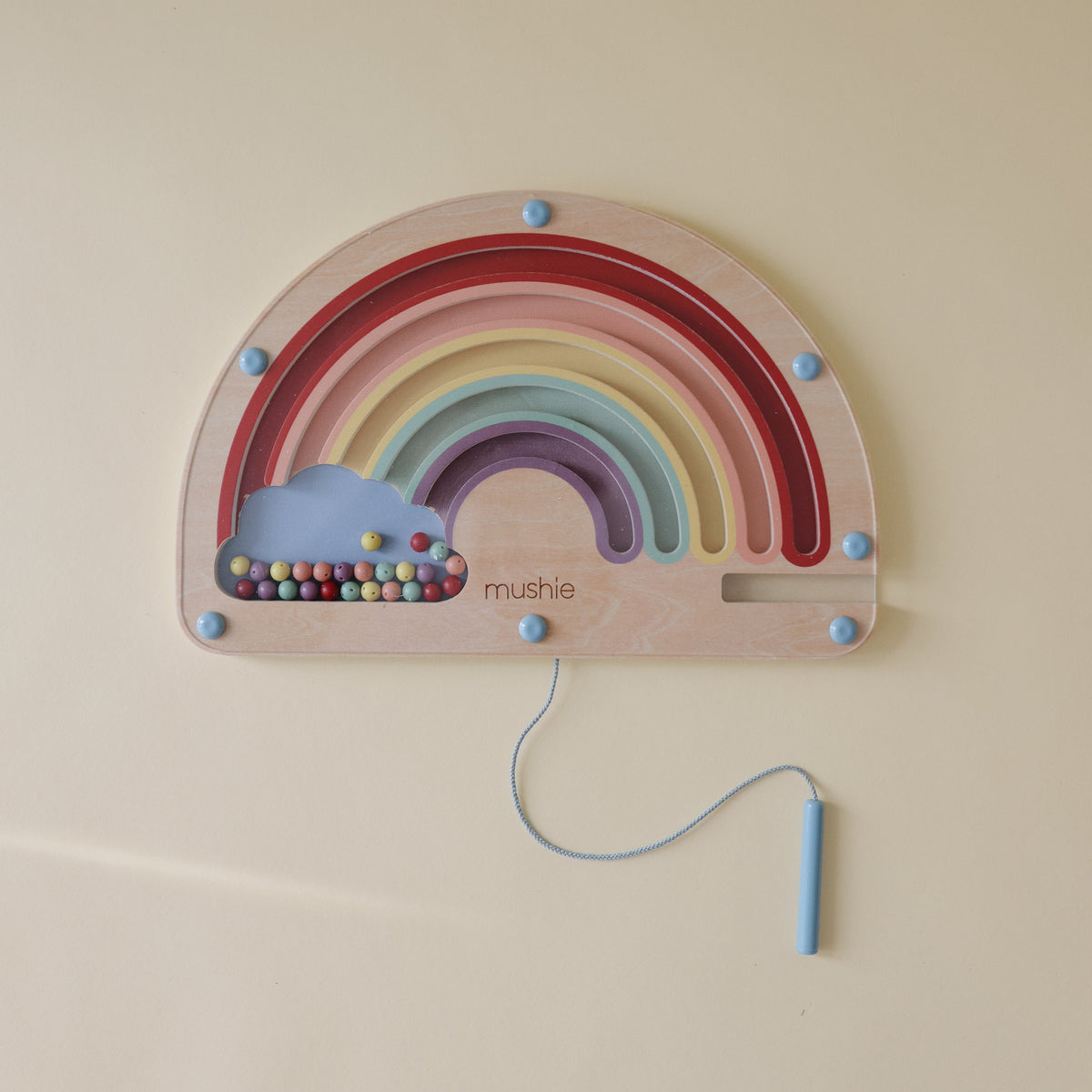 Mushie Wooden Magnetic Rainbow Maze Everetts Place