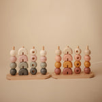 Mushie Wooden Multi Shape Stacker - 