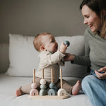 Mushie Wooden Multi Shape Stacker - 