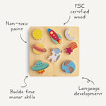 Mushie Wooden Puzzle - 