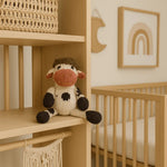 Wool Knit Buddy Willa The Cow Cozy Organic Plush Toy By Finn And Emma For Babies And Toddlers Finn + Emma 