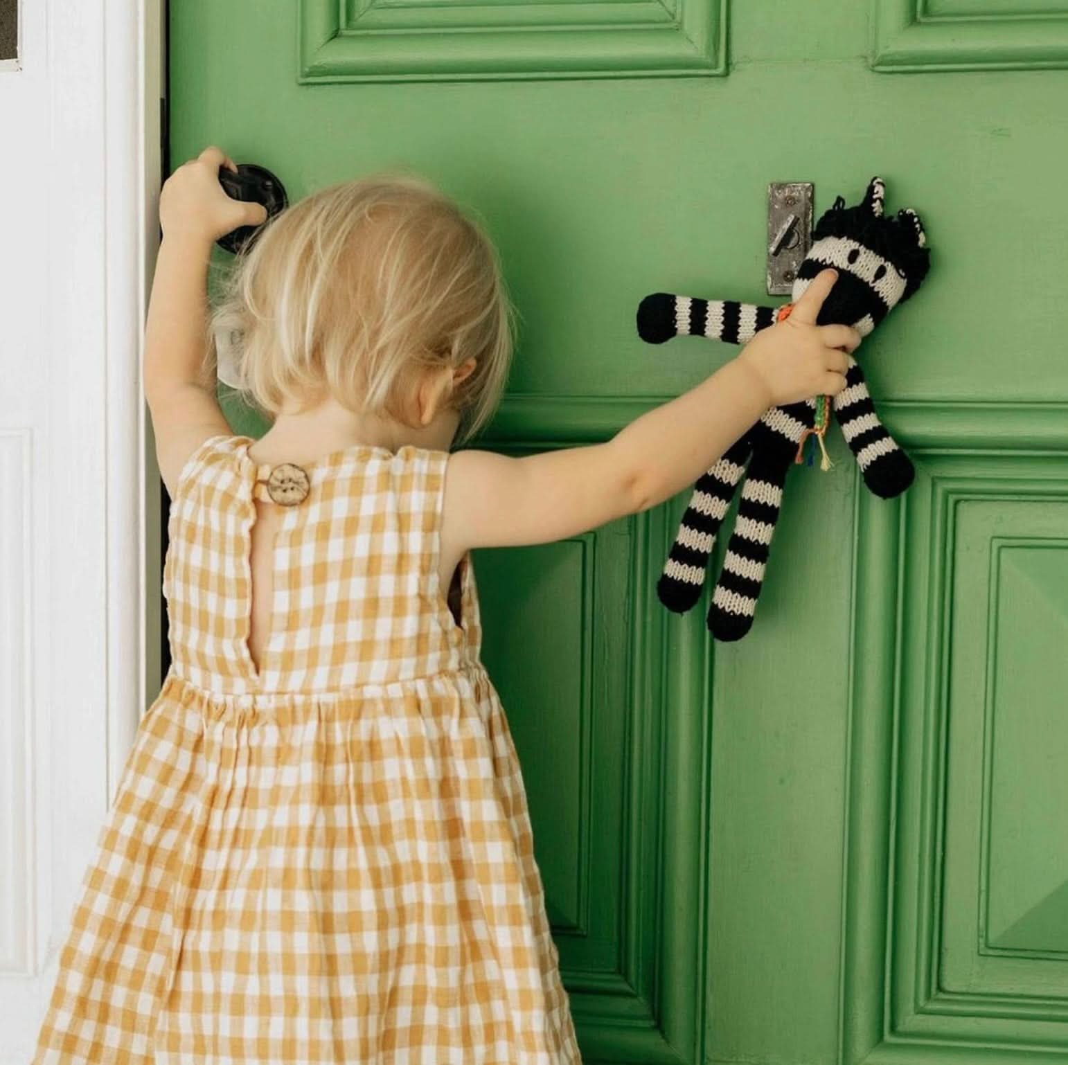 Finn + Emma Wool Knit Buddy | Zachary the Zebra - 