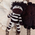 Finn + Emma Wool Knit Buddy | Zachary the Zebra - 