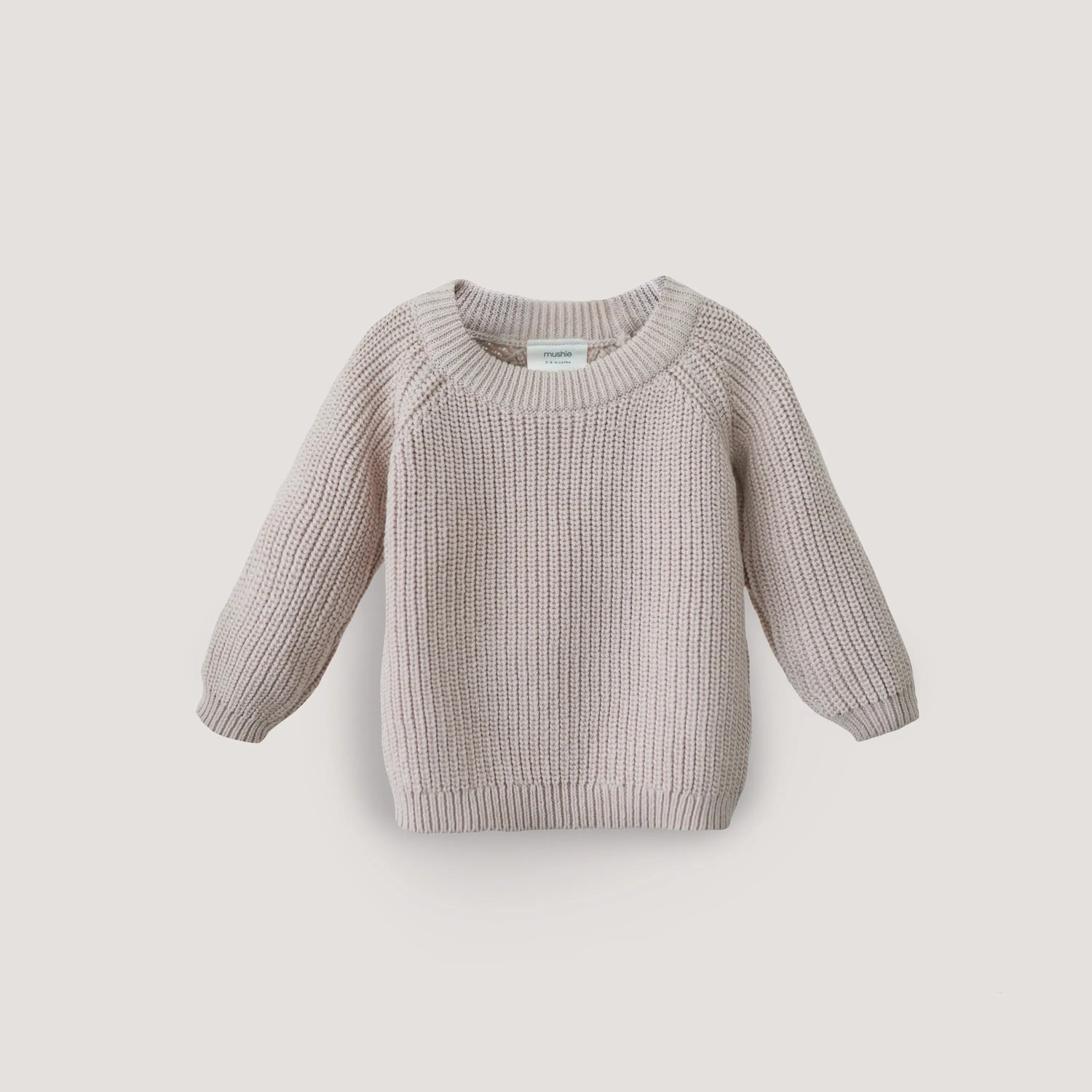 Mushie Organic Cotton Chunky Knit Sweater for Baby - Apparel & Accessories > Clothing Accessories > Baby & Toddler Clothing Accessories Baby Clothes