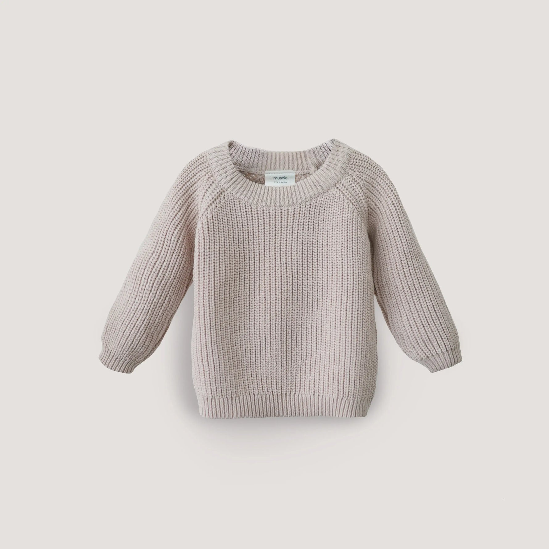 Mushie Organic Cotton Chunky Knit Sweater for Baby - Apparel & Accessories > Clothing Accessories > Baby & Toddler Clothing Accessories Baby Clothes