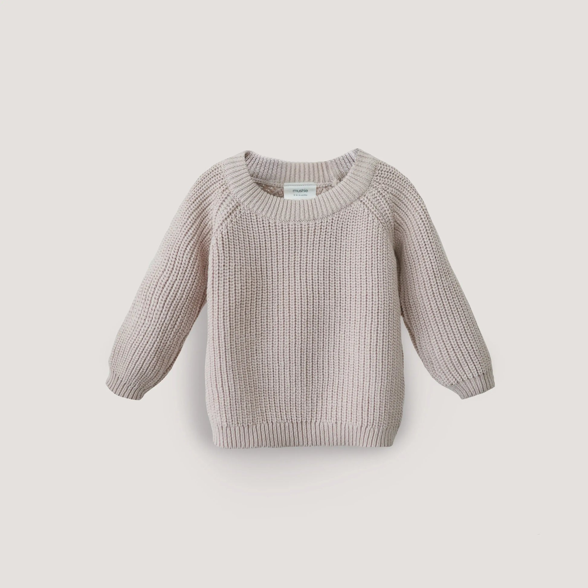 Organic Cotton Chunky Knit Sweater for Baby Mushie