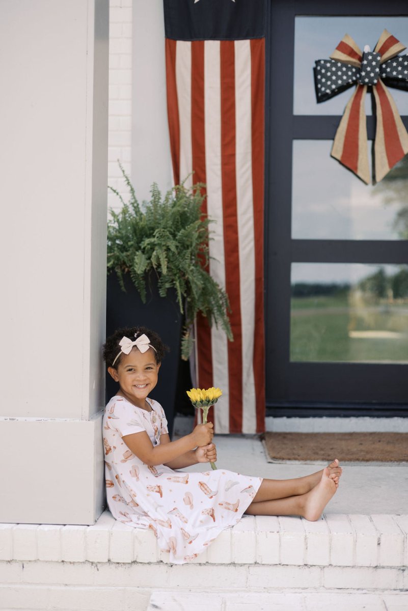 Hugga Babies Wrangle Button Dress - Everetts Place Boutique - 