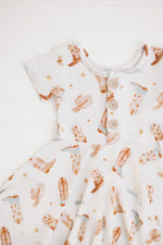 Hugga Babies Wrangle Button Dress - Everetts Place Boutique - 