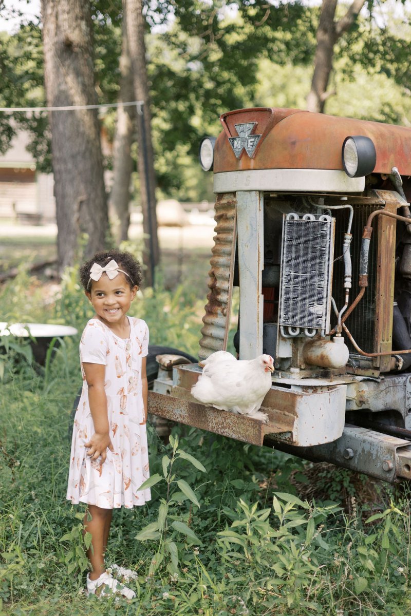 Hugga Babies Wrangle Button Dress - Everetts Place Boutique - 