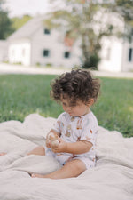Hugga Babies Wrangle Button Romper - Everetts Place Boutique - 