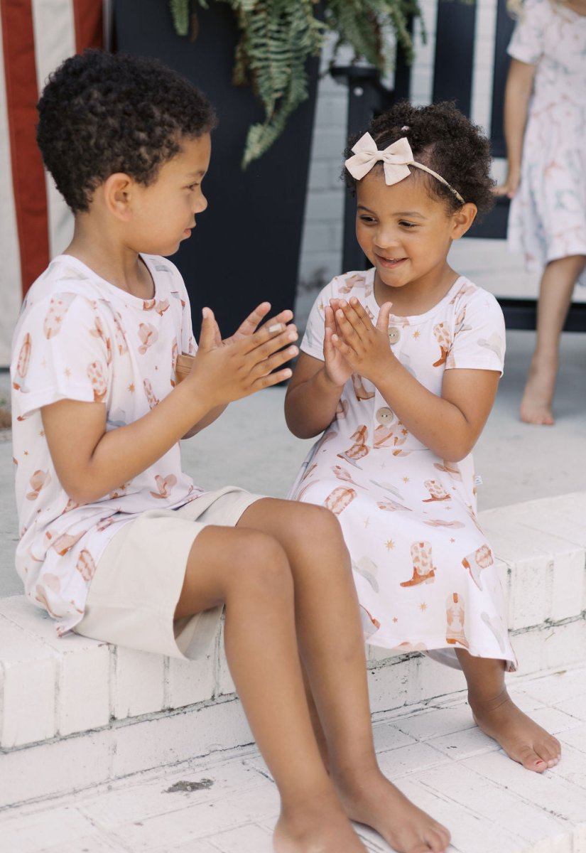 Hugga Babies Wrangle Pocket Tee - Everetts Place Boutique - 