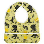 Texas Tushies WTWTA Reversible Waterproof Baby Bibs with Food Pocket for Easy Feeding - 