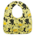 Texas Tushies WTWTA Reversible Waterproof Baby Bibs with Food Pocket for Easy Feeding - 