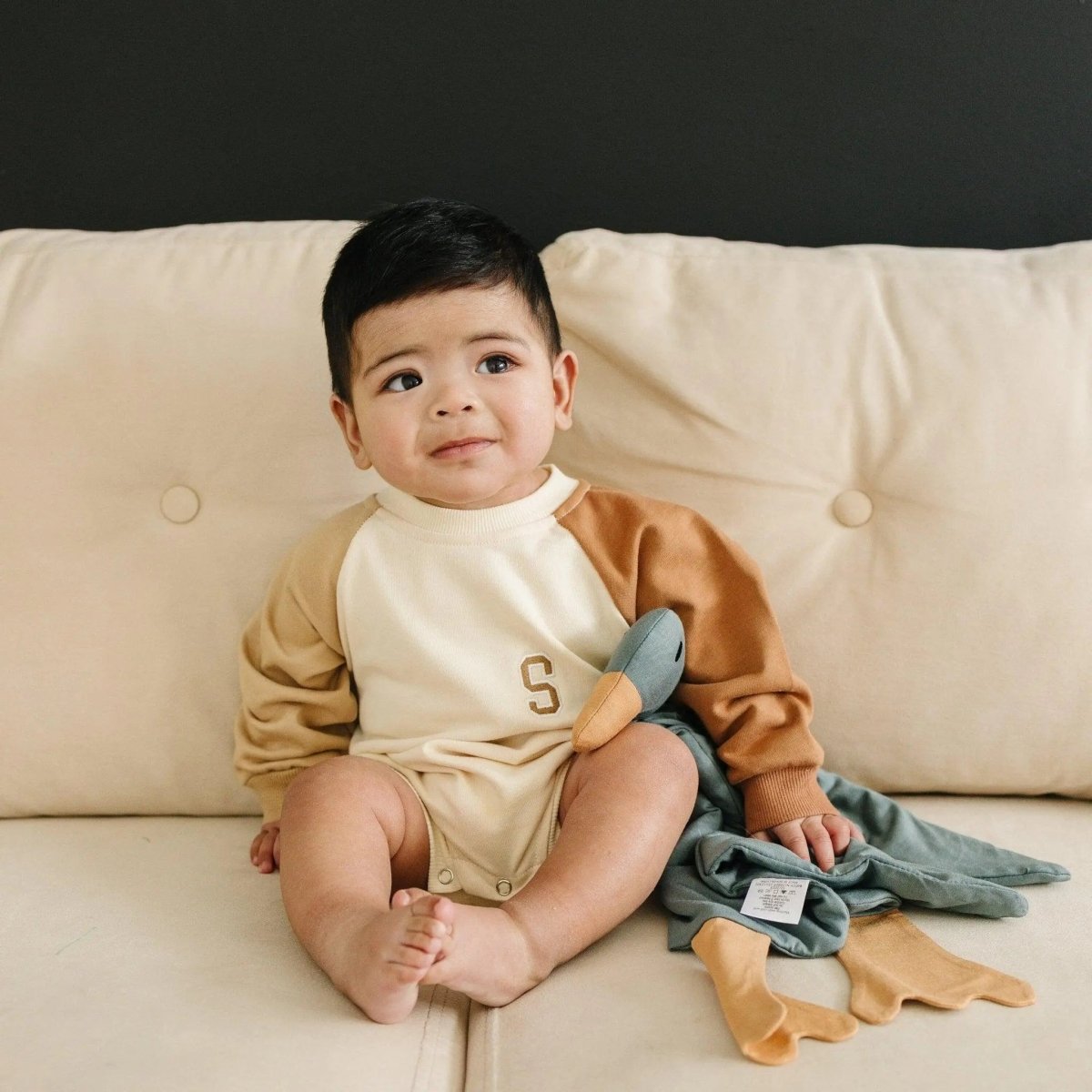 Little Joy Co. XL Bamboo Duck Lovey Plush For Baby Comfort And Cuddles - Everetts Place Boutique - 