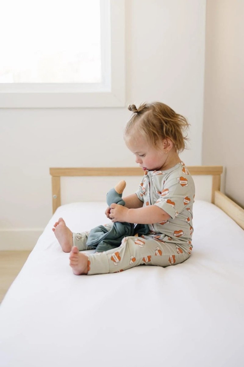 Little Joy Co. XL Bamboo Duck Lovey Plush For Baby Comfort And Cuddles - Everetts Place Boutique - 