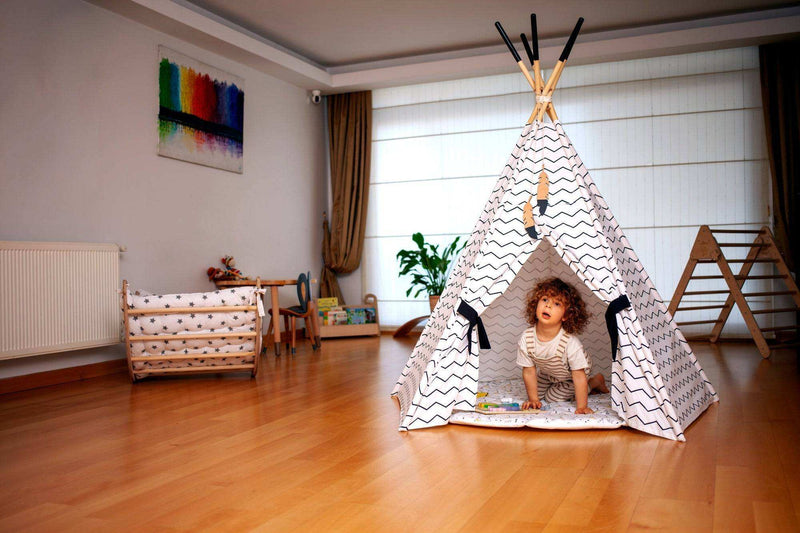 XL Teepee Tent and Play Mat Set - Everetts Place: Online Boutique - Furniture