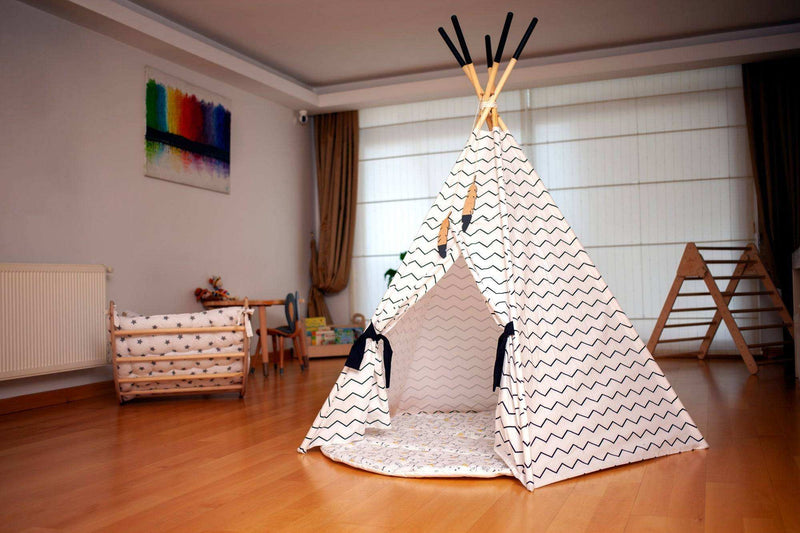 XL Teepee Tent and Play Mat Set - Everetts Place: Online Boutique - Furniture