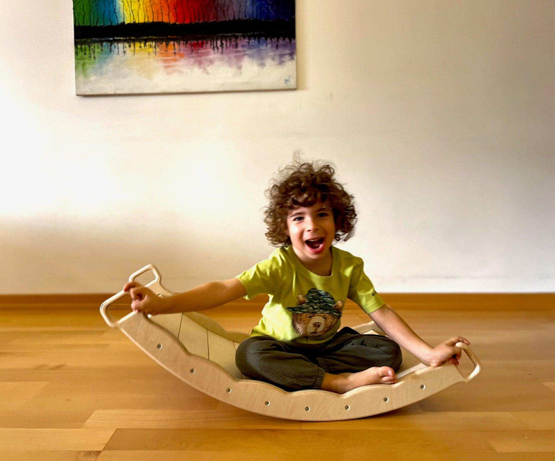 XL Wooden Balance Board for Toddlers Montessori Balance Toy with - Everetts Place: Online Boutique - Furniture