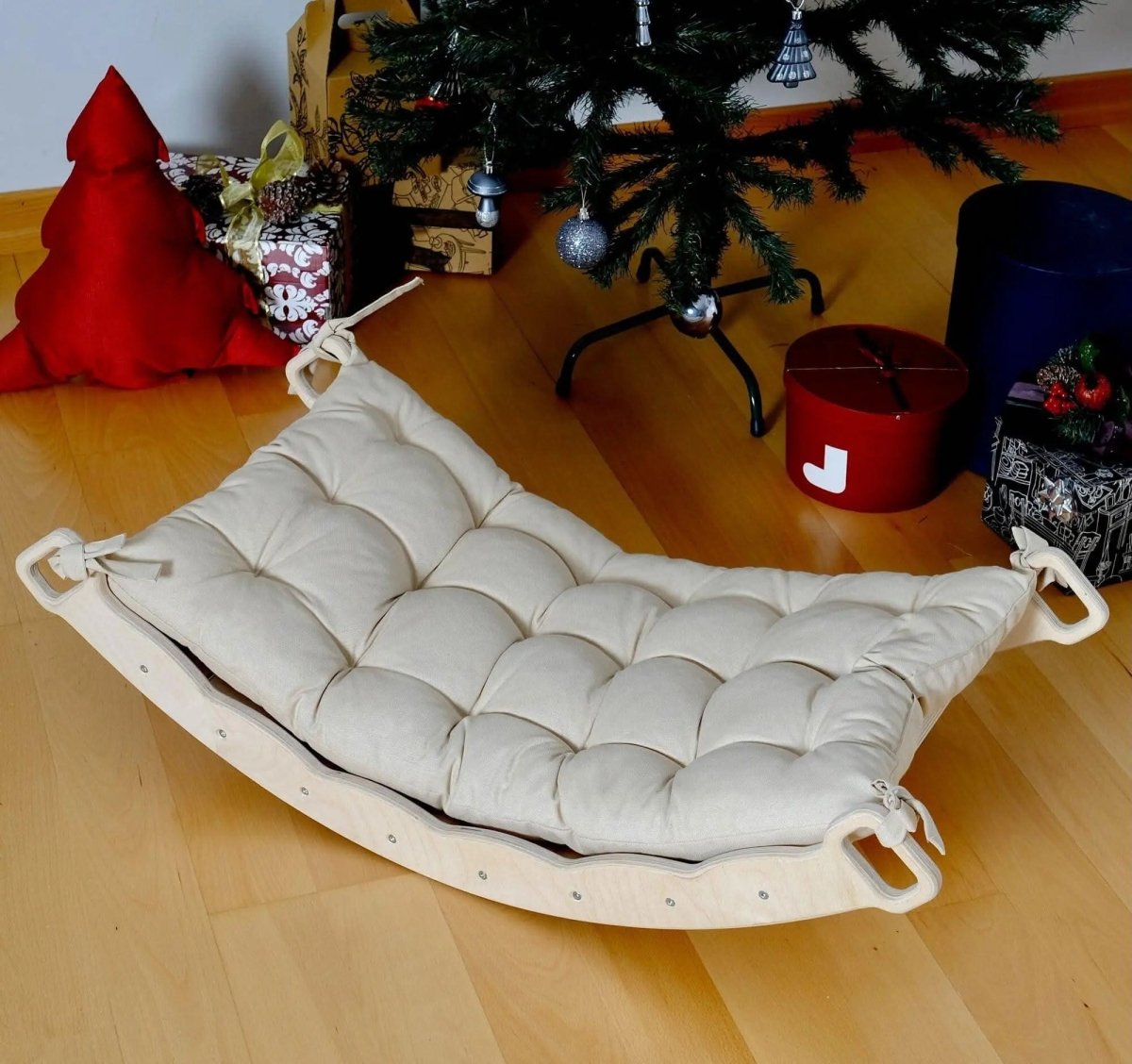 Kidodido XL Wooden Balance Board For Toddlers Montessori Pillow - Everetts Place Boutique - 