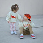 Little Joy Co. XOXO Hand Embroidered Sweater - 