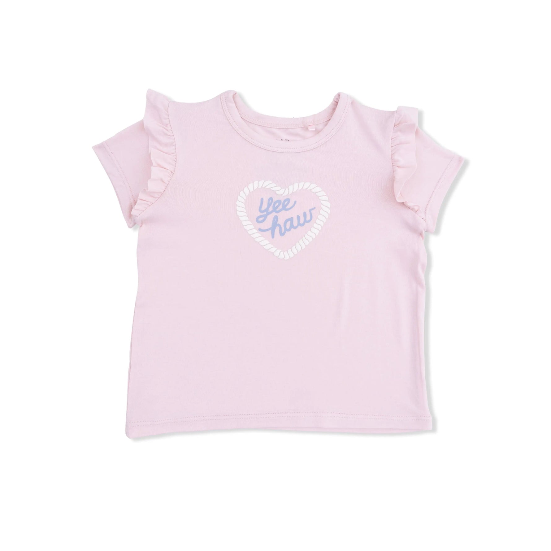 Angel Dear Yee Haw Cowgirl - Ruffle Tee - 