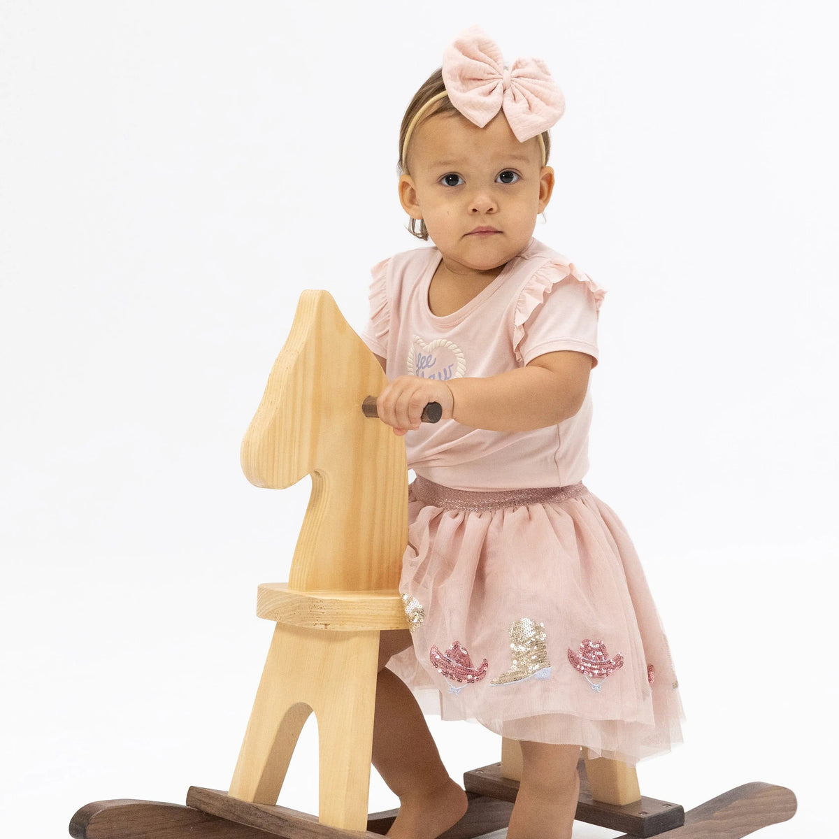 Angel Dear Yee Haw Cowgirl - Tutu Skirt with Bike Shorts - 