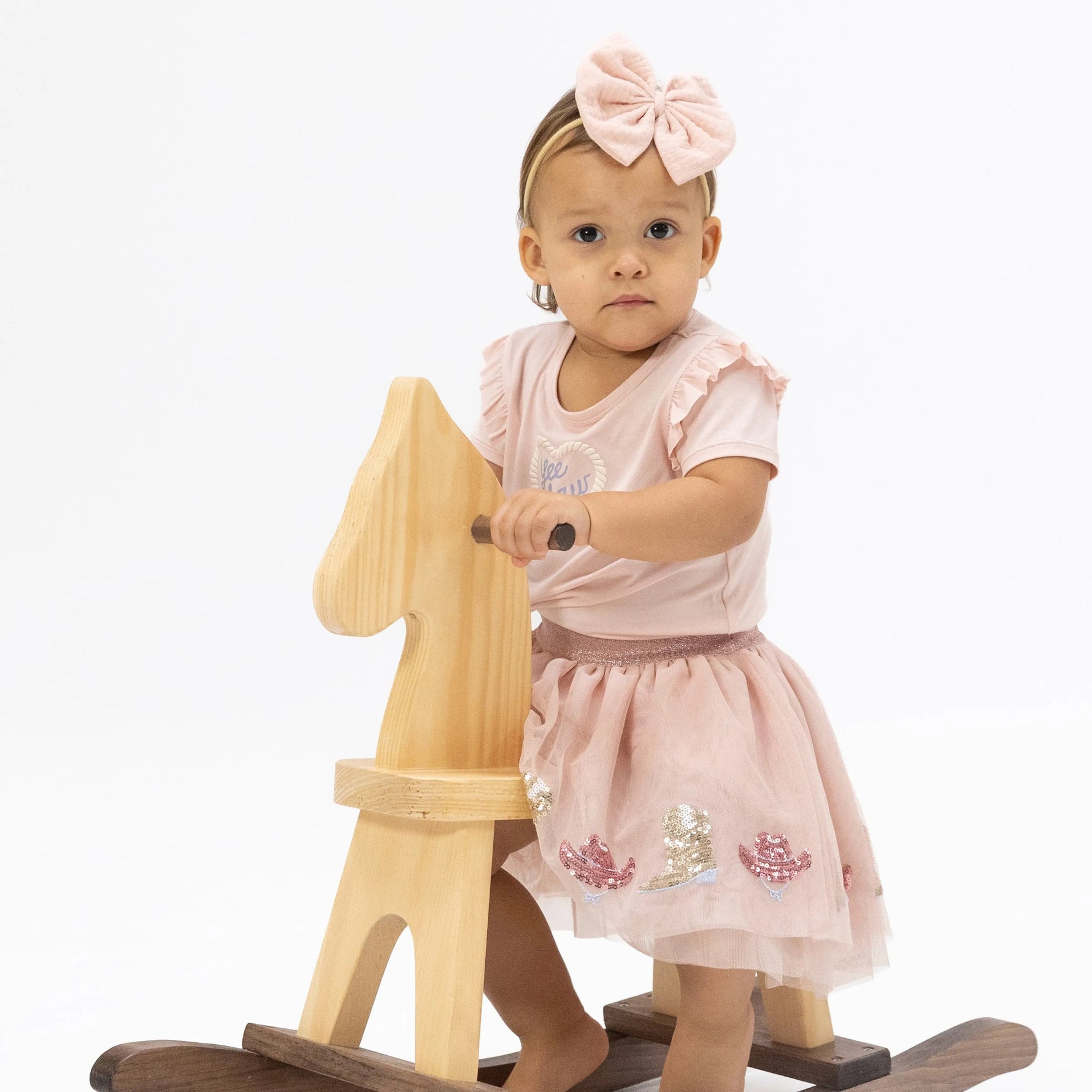Angel Dear Yee Haw Cowgirl - Tutu Skirt with Bike Shorts - 