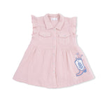 Angel Dear Yee Haw Cowgirl - Western Pearl Snap Dress & Bloomer - 