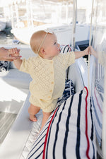 Mebie Baby Yellow Cardigan Bloomer Set - 