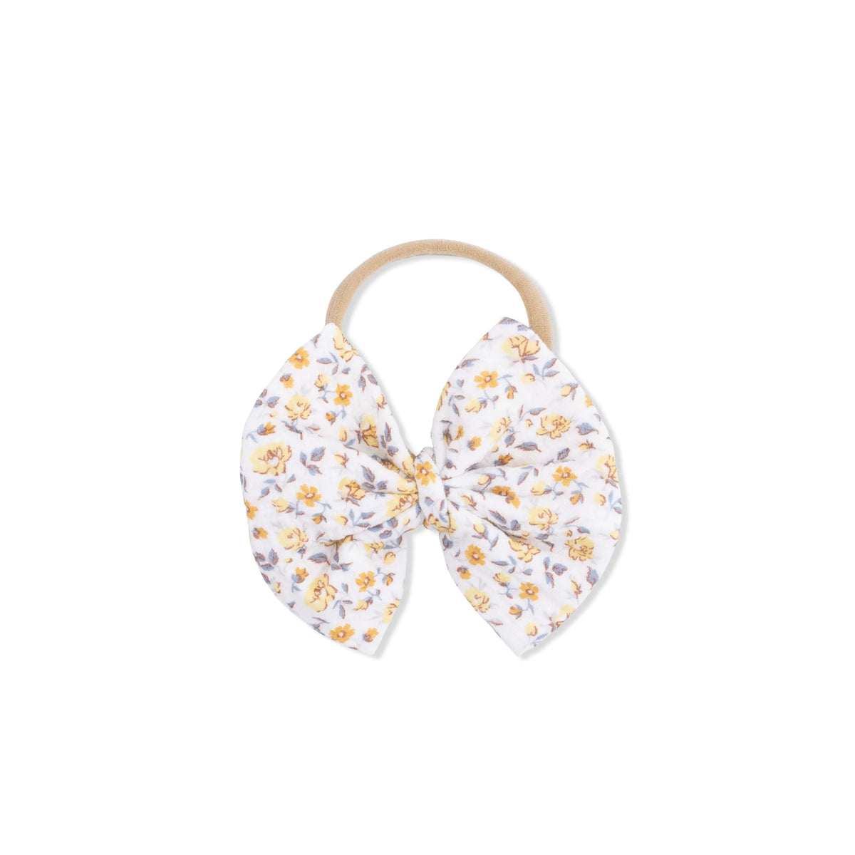 Angel Dear Yellow Country Roses - Bow on Headband - 